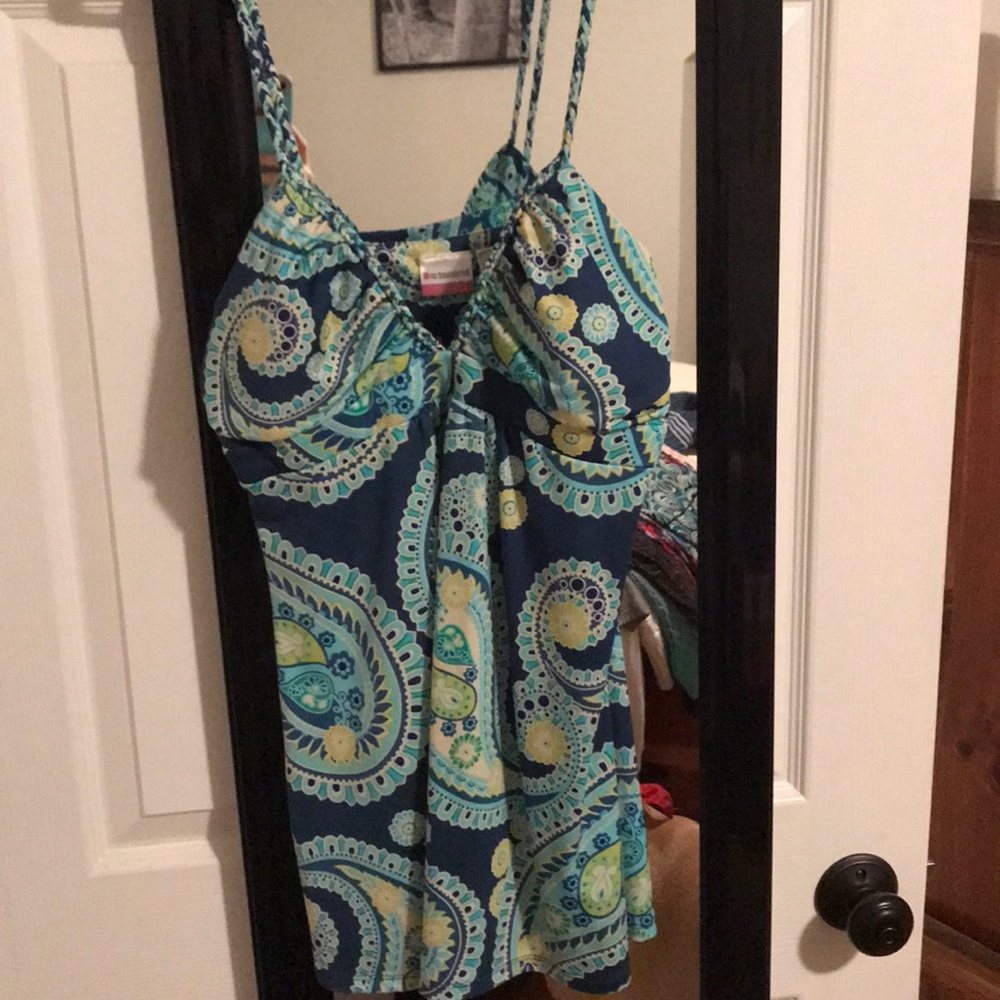 Spaghetti strap flowy top